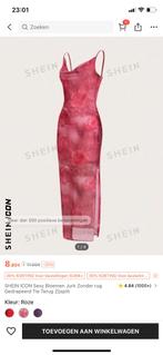 Halflange jurk, split, maat small 36-38, merk Shein, Kleding | Dames, Jurken, Ophalen of Verzenden, Zo goed als nieuw