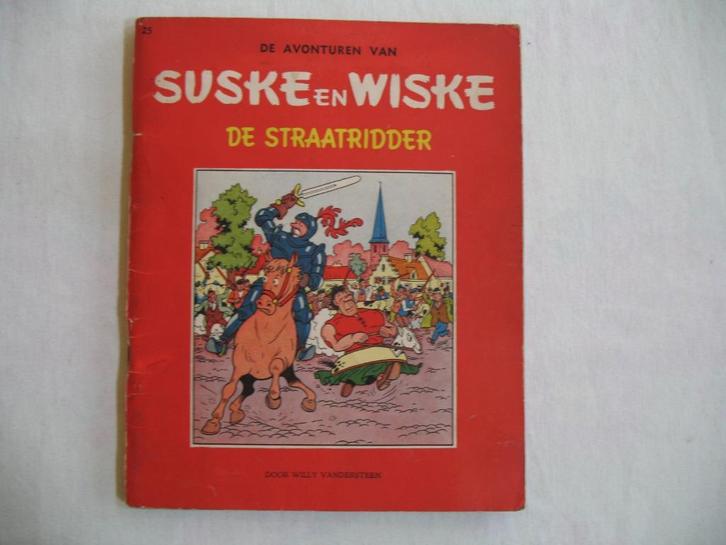 Suske en Wiske , De straatridder ; Vlaamse herdruk 1960, Boeken, Stripverhalen, Zo goed als nieuw, Eén stripboek, Ophalen of Verzenden