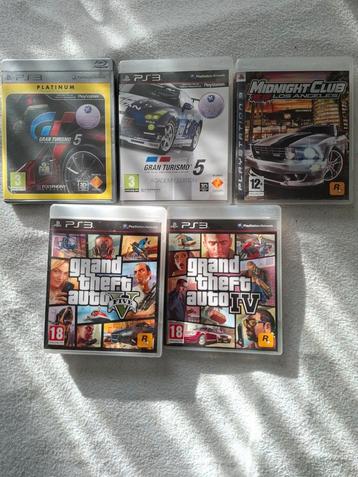 Playstation 3 race en gta spellen, Ophalen, 2 spelers, Eén computer, Zo goed als nieuw