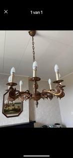 Lustre en laiton ancien, Comme neuf, Enlèvement ou Envoi