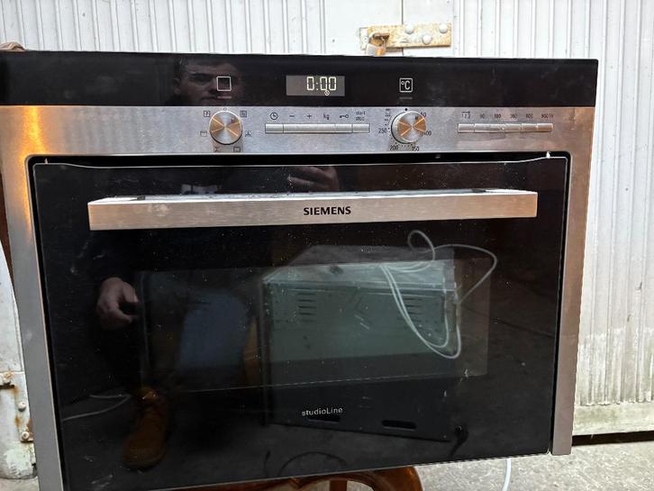 Siemens Inbouw Combi-Microgolfoven – Model HT5HB84K, Elektronische apparatuur, Ovens, Zo goed als nieuw, Inbouw, Grill, 45 tot 60 cm