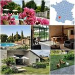 Vakantie in Frankrijk - 6&10 pers huis - gratis 1 dag cabrio, Zwembad, Dorp