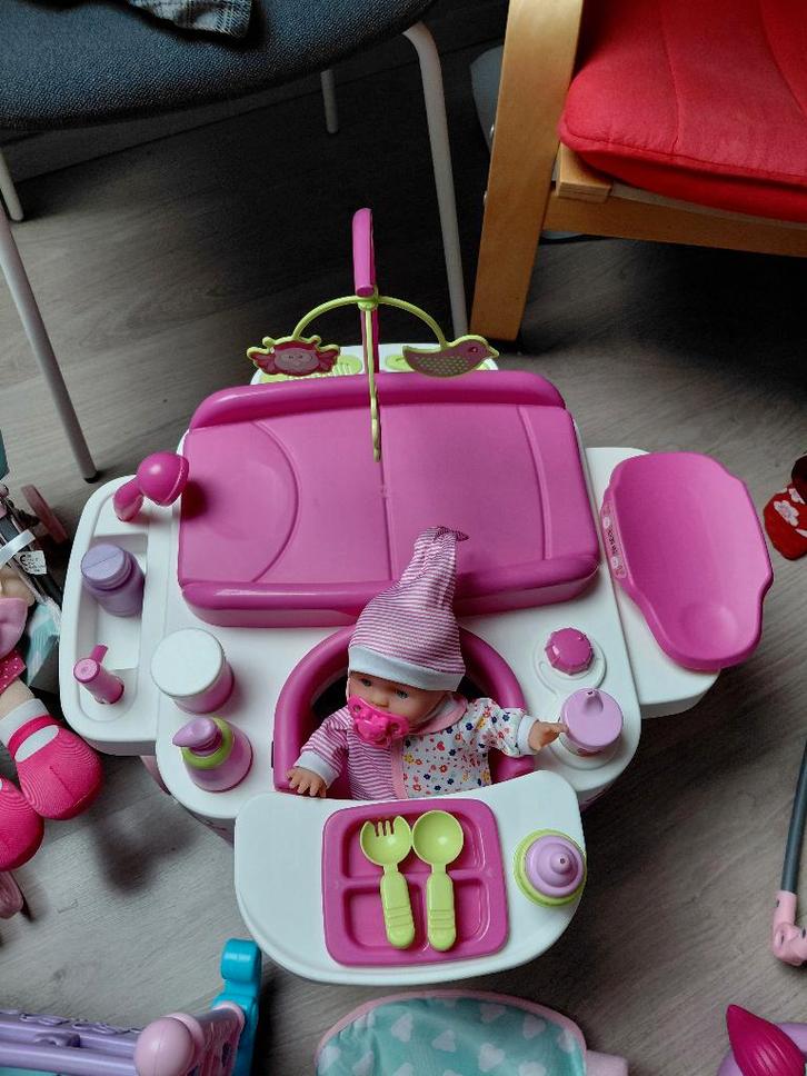 complete poppenset, Enfants & Bébés, Jouets | Poupées, Comme neuf, Baby Pop, Enlèvement