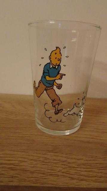 Verre Tintin et Milou - Années 60 !