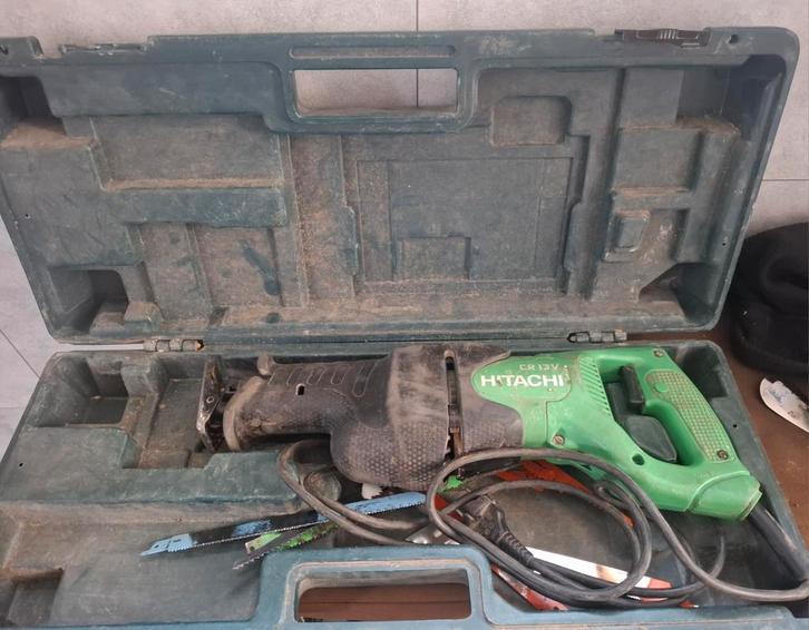 hitachi reciprozaag met zaagjes, Doe-het-zelf en Bouw, Gereedschap | Zaagmachines, Gebruikt, Reciprozaag, Ophalen