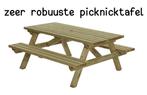Picknicktafel  - Robuust model - Kan nog rondje mee, Ophalen, Gebruikt, Rechthoekig, Hout