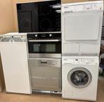 MIELE wasmachine + MIELE condensdroogkast, Elektronische apparatuur, Wasmachines, Ophalen, Zo goed als nieuw, Voorlader, 85 tot 90 cm