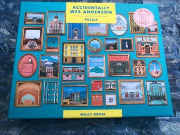 Accidentally Wes Anderson puzzel - Wally Koval - 1000 stukje beschikbaar voor biedingen