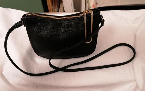 Petit sac à main noir à bandoulière, tirette dorée, H&M, Bijoux, Sacs & Beauté, Sacs | Sacs Femme, Neuf, Sac à main, Noir, Enlèvement