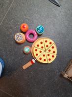 Houten en plastic combinatie taartjes, Ophalen, Gebruikt