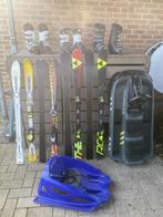 Diverse skilatten + skibotten + kinderslee, Ski, Gebruikt, Ski's, 100 tot 140 cm