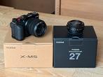 Fujifilm X-M5 + 15-45 mm + 27 mm 2.8, Audio, Tv en Foto, Fotocamera's Digitaal, Ophalen, Zo goed als nieuw, Compact