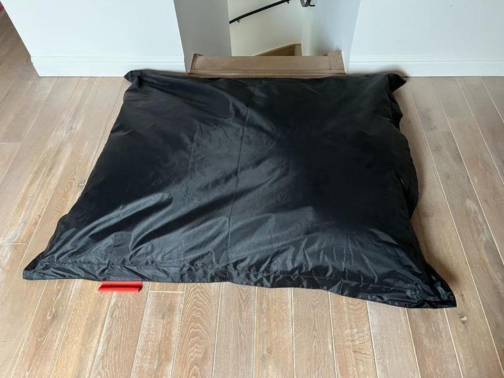 Splinternieuwe grote zwarte zitzak van het merk B-Bob, Maison & Meubles, Sièges-poires, Neuf, Pouf, Noir, Enlèvement