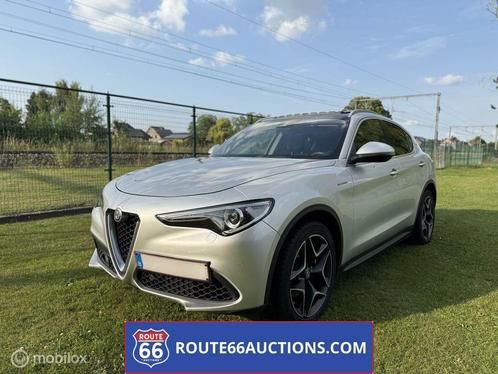Alfa Romeo Stelvio SUV | Route 66 Auctions, Auto's, Alfa Romeo, Bedrijf, Te koop, Stelvio, Lederen bekleding, Benzine, Overige carrosserie