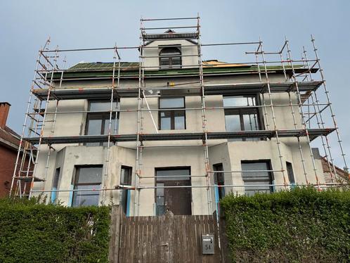stelling te huur, Doe-het-zelf en Bouw, Steigers, Zo goed als nieuw, Gevelsteiger, 5 meter of hoger, Ophalen