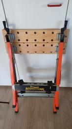 Werkbank Opvouwbaar Syman, Doe-het-zelf en Bouw, Werkbanken, Ophalen, Zo goed als nieuw, Minder dan 70 cm, Bankschroef