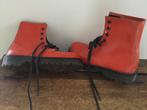 Buggy shoes laarsjes made in France mt.37 vintage, Ophalen, Lage of Enkellaarzen, Oranje, Zo goed als nieuw