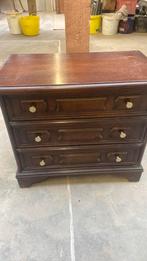 Houten kastje met 3 lades, Huis en Inrichting, Ophalen, Zo goed als nieuw