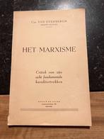 Het Marxisme, Critiek van zijn acht fundamentele karaktertre, Boeken, Gelezen, Cyr. Van Overbergh, Ophalen of Verzenden, Politiek en Staatkunde