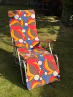 Vintage ligzetel ligstoel, Tuin en Terras, Ophalen, Gebruikt