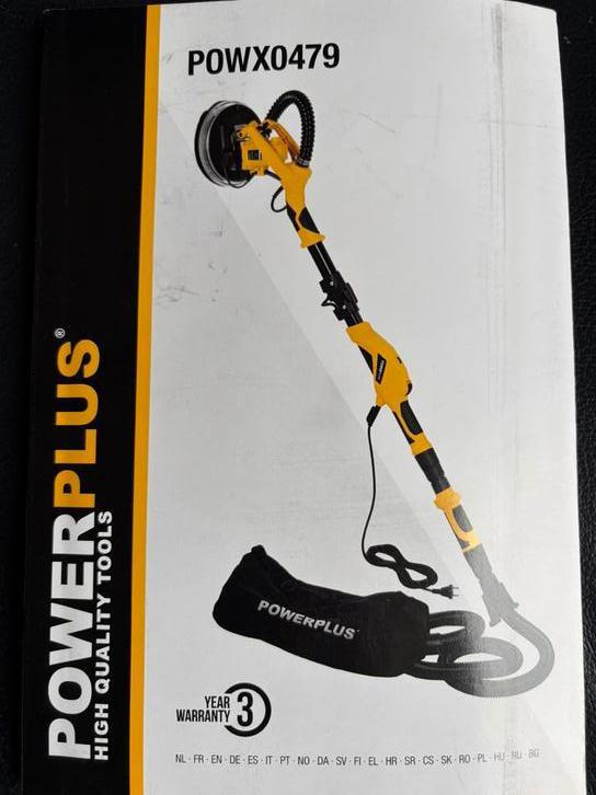 Langnek schuurmachine Powerplus 1050W POWX0479, Bricolage & Construction, Outillage | Ponceuses, Utilisé, Autres types, 600 à 1200 watts