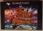 Bluebird Noah's Ark puzzel 1000p, Ophalen of Verzenden, Zo goed als nieuw, Legpuzzel