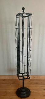 Vintage draaiende kaartmolen in metaal, Zakelijke goederen, Kantoor en Winkelinrichting | Magazijn, Stelling en Opslag, Ophalen