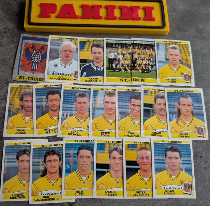 PANINI FOOTBALL 96 19 STICKERS 1996 SINT TRUIDEN   VOETBAL, Hobby en Vrije tijd, Stickers en Plaatjes, Nieuw, Verzenden