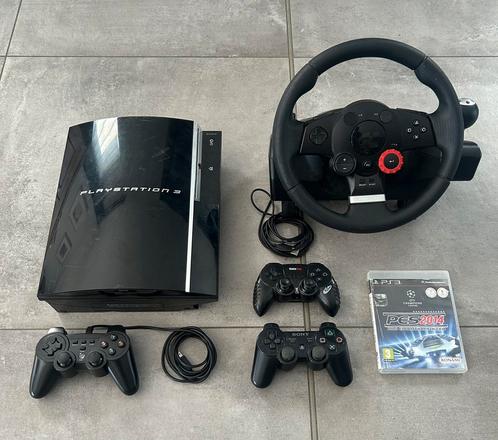 PlayStation 3 HS, Games en Spelcomputers, Spelcomputers | Sony PlayStation 3, Niet werkend, Phat, Met 3 controllers of meer, Met games