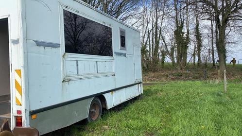 Omroepwagen / werfkeet, Doe-het-zelf en Bouw, Bouwketen en Schaftketen, Gebruikt, Ophalen