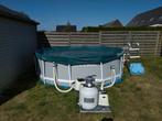 Zwembad compleet en zandfilter., Tuin en Terras, Zwembaden, Ophalen, Gebruikt