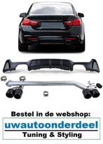 uitlaat + Mat Zwart Diffuser Voor Bmw 4 serie F32 F33 F36 M, Envoi