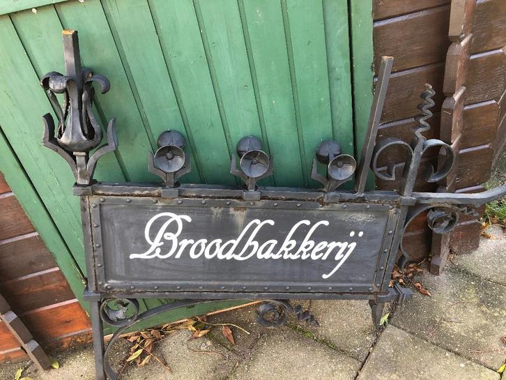 uithangbord/Belgisch stations/perron uithangbord, Antiek en Kunst, Curiosa en Brocante, Ophalen of Verzenden