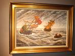 Zeilschepen ter zee, Antiek en Kunst, Kunst | Schilderijen | Klassiek, Ophalen