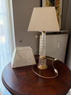 Antieke, kristallen tafellamp., 50 tot 75 cm, Zo goed als nieuw, Glas, Antiek