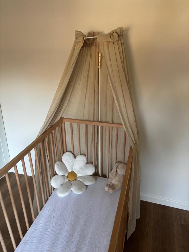 Piekstok met sluier -  jollein - bedhemel, Kinderen en Baby's, Kinderkamer | Inrichting en Decoratie, Zo goed als nieuw, Klamboe