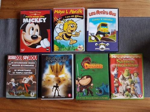 7 DVD Mickey Maya Petit Bus Dragons Sherk 3 Bionicle, CD & DVD, DVD | Films d'animation & Dessins animés, Utilisé, Enlèvement ou Envoi