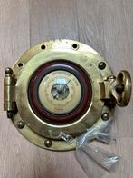 Vintage barometer in patrijspoort, Audio, Tv en Foto, Weerstations en Barometers, Ophalen, Gebruikt, Barometer