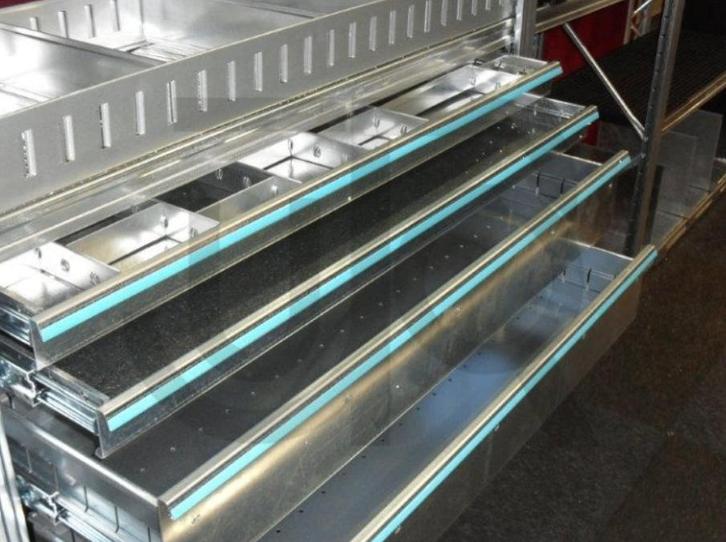 Metalsystem Lade voor legbordstelling 2st - Eeklo, Zakelijke goederen, Kantoor en Winkelinrichting | Magazijn, Stelling en Opslag