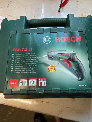 BOSCH PSR 7,2 LI beschikbaar voor biedingen