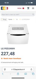 Wasmachine droger verhoger, Elektronische apparatuur, Wasmachines, Ophalen, Zo goed als nieuw