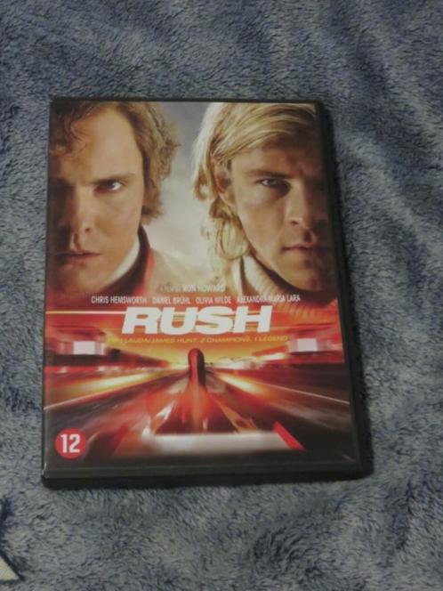 DVD: Rush -- Hemsworth - Bruhl - Wilde -- 2013, Cd's en Dvd's, Dvd's | Drama, Zo goed als nieuw, Waargebeurd drama, Vanaf 12 jaar