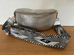 Zilver lederen heuptas, Ophalen of Verzenden, Nieuw, Overige kleuren, Schoudertasje