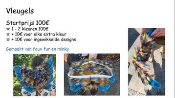 Fursuit wings vleugel commission beschikbaar voor biedingen