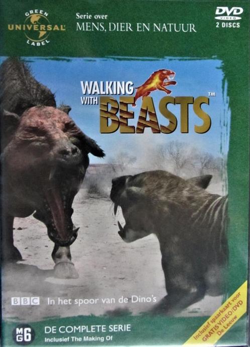 DUBBELE DVD ACTIE- WALKING WITH BEASTS, Cd's en Dvd's, Dvd's | Actie, Zo goed als nieuw, Overige genres, Alle leeftijden, Ophalen of Verzenden