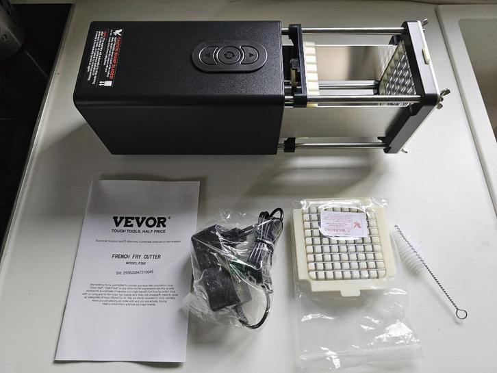 NIEUW! Vevor F-300 elektrische frietsnijder, Huis en Inrichting, Keuken | Keukenbenodigdheden, Nieuw, Ophalen of Verzenden