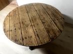 oude klaptafel, 50 à 100 cm, Chêne, Rond, 50 à 100 cm