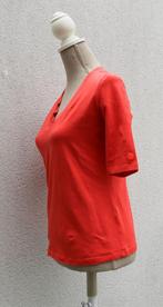 Tshirt rouge orangé Margittes T38, Comme neuf, Margittes, Taille 38/40 (M), Rouge