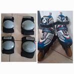 Skeelers maat 35-38 FILA + bescherming knie en elleboog, Sport en Fitness, Kinderen, Ophalen of Verzenden, Inline skates 4 wielen