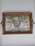 Dienblad met glas, Antiek en Kunst, Ophalen of Verzenden